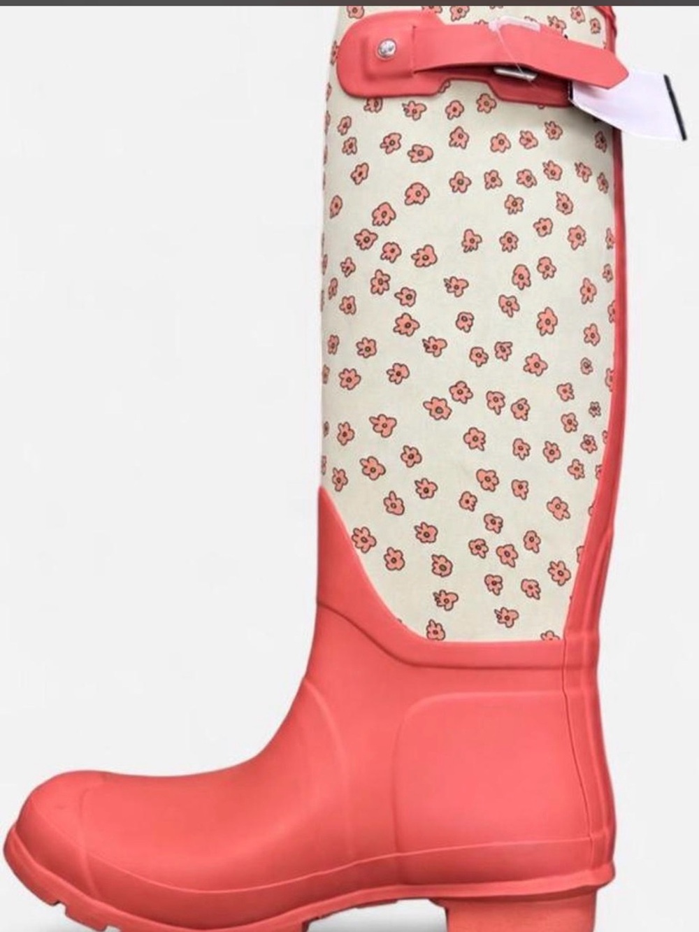 Hunter Tall Floral Rain Boots
